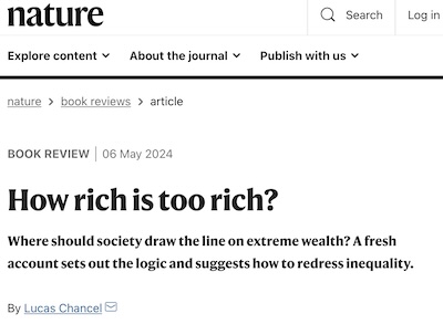 Chancel @ Nature: How rich is too rich?