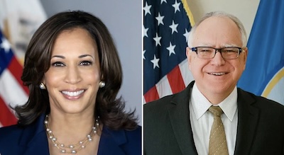 Kamala Harris and Tim Walz are the same age